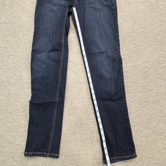 White House Black Market Slim Ankle Jeans Size 2R Blue Denim Feel Beautiful Dark - Picture 8 of 16